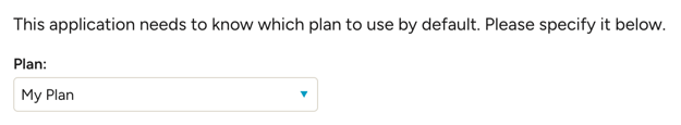 OAuth Default Plan Selection